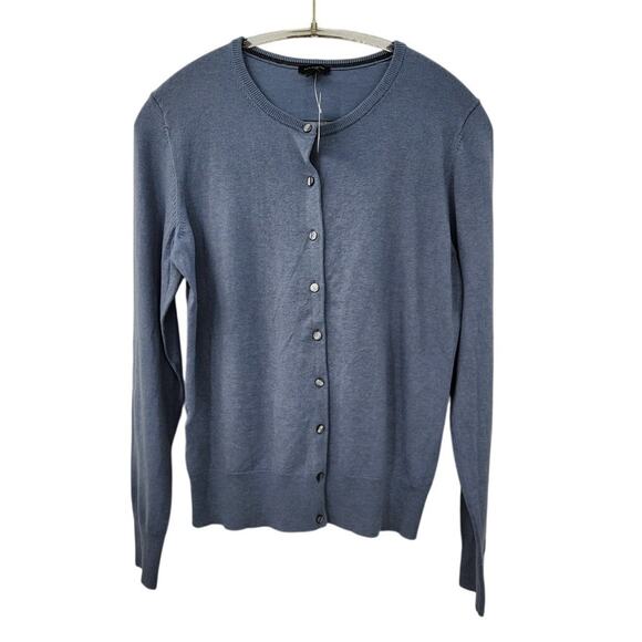 Ann Taylor Sweaters - New NWT Ann Taylor Light Blue Cardigan Sweater Size Medium Soft Office Casual